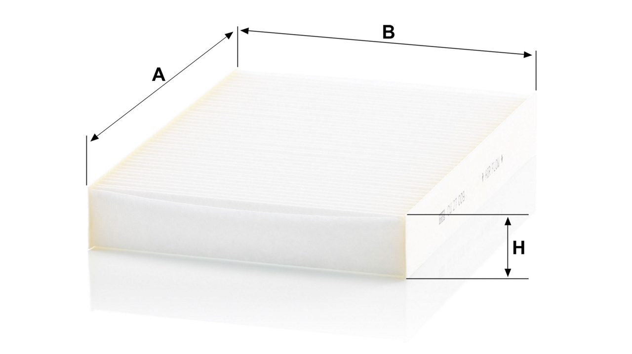 CU27009 | Oleje Bažant CU 27009 KABINOVÝ FILTR - Obrázek 2