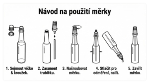 Navod na pouziti merky | Oleje Bažant